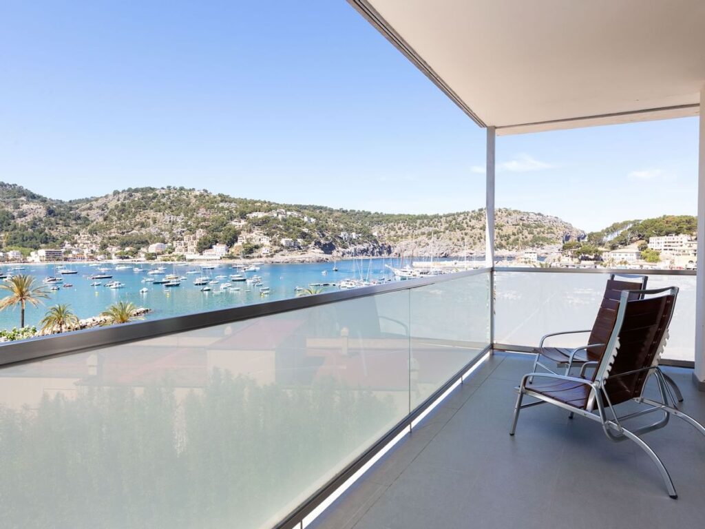 Port de Sóller view in Hotel Aimia in Port de Sóller, Mallorca