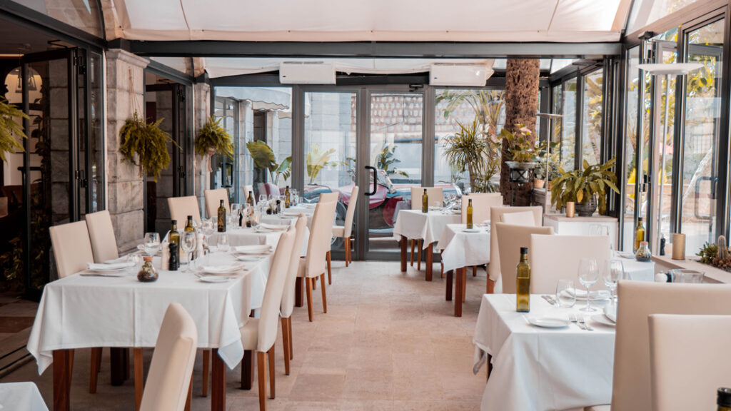 Fine dining experience at the Gran Hotel Sóller’s restaurant Can Blau.