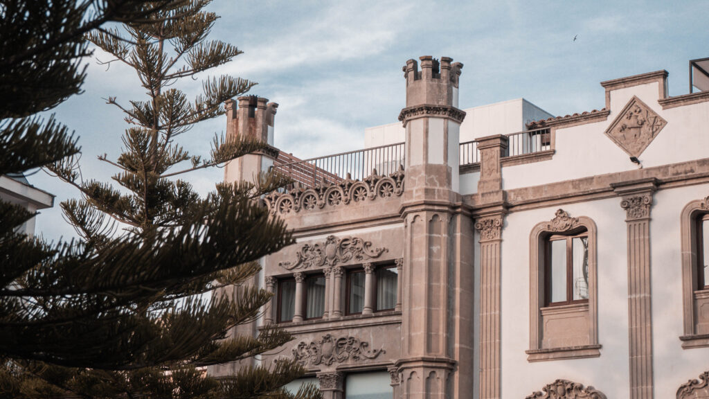 Gran Hotel Sóller, an historical building of the XIX century.