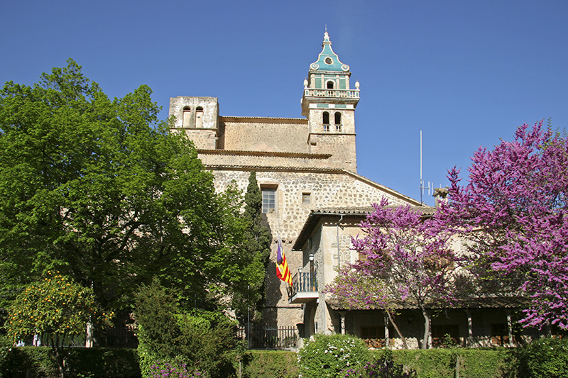 Cultural heritage at the Royal Charterhouse of Valldemossa.