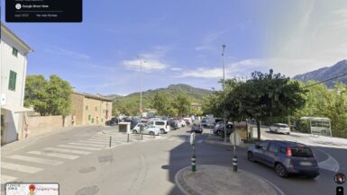 Public parking teixidores in Sóller center.