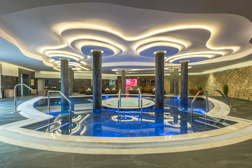 Pure Salt Port Adriano spa and wellness area.