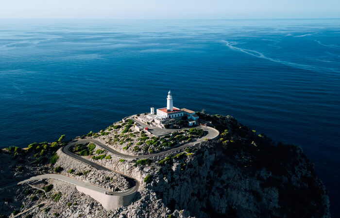 Faro de Formentor, near Pollença, is one of the most famous viewpoints of Mallorca.