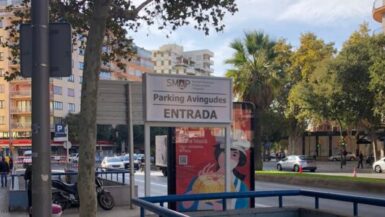 Public parking lot in Palma