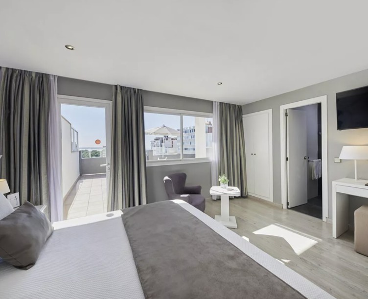 Hotel room with terrace at Joan Miró Museum Hotel