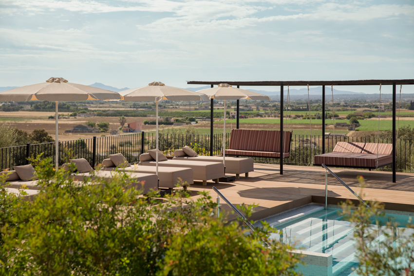 Pool area at Son Sabater